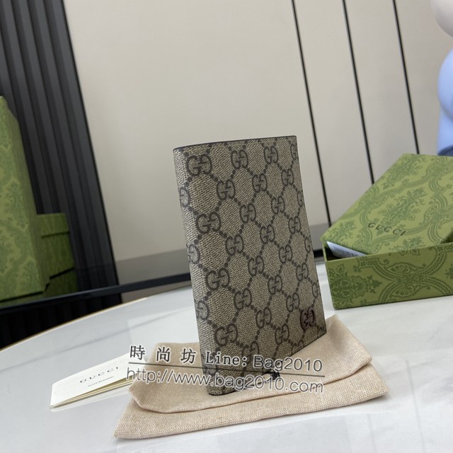 Gucci專櫃古馳最新款飾GG細節GG護照夾 jh2300型號：795229